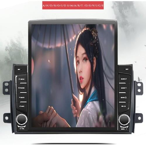 For Suzuki SX4 2006-2013 Car DVD GPS Navi Radio Stereo Head Unit Tape Recorder Android 10 6G+128G 9.7'' Tesla Vertical Screen