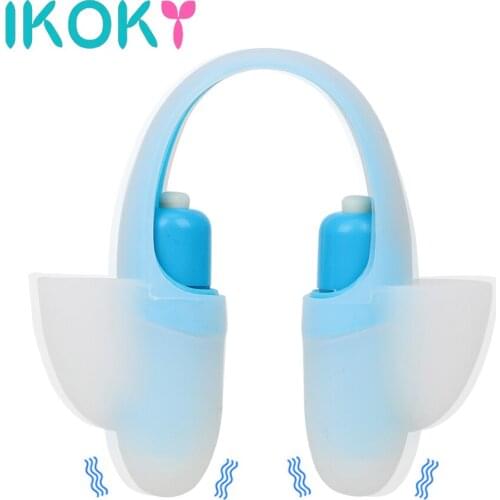 IKOKY G-spot Vagina Stimulation Erotic Female Masturbation Sex Products Finger Vibrator Clitoral Massager Sex Toys for Women