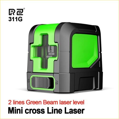 RZ Laser Levels Green Level Self Leveling Vertical Horizontal Cross Measure Tool 2 lines Laser Leveler