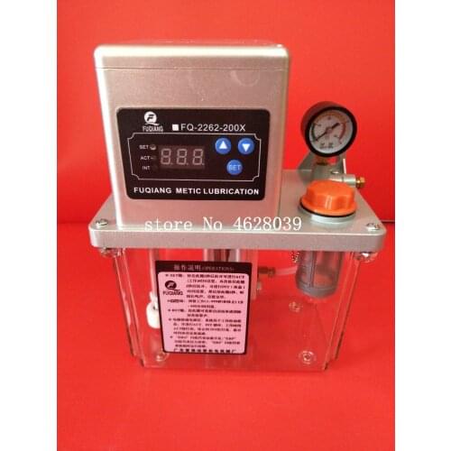 2L Auto Lubrication oil Pump CNC Digital Electronic Timer Automatic Oiler 220v