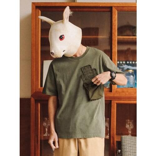 Summer Day fasten new personality splice to collide color casual short sleeve male trend contracted wind jock sleeve