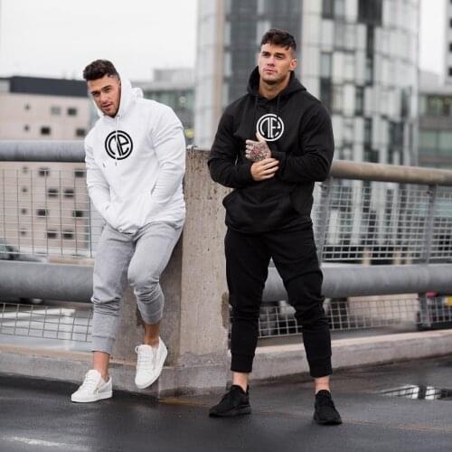 New autumn/Winter cotton Hoodies, casual sports hoodie, running fitness mens Sweatshirt