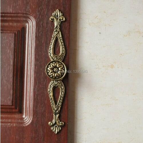 New Antique Cabinet Hanle Euro-Style Furniture Bronze Knob Creative Cupboard Closet Drawer Handle Pull Bars hardware knobs