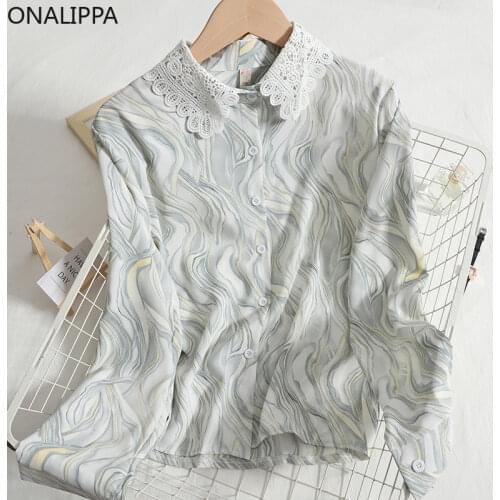 Onalippa Openwork Blouses