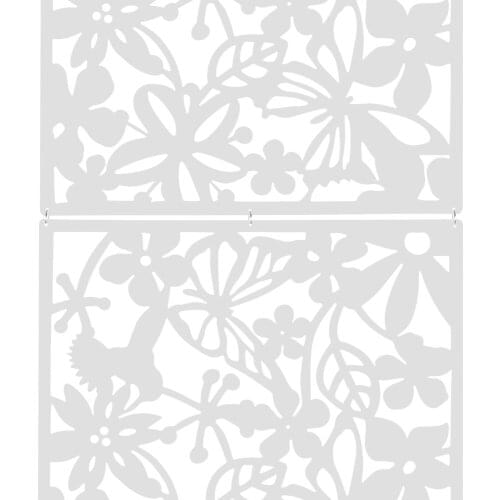 12PCS 40x40cm Room Divider Room Partition Wall Folding Screen Curtain Butterfly Bird Flower Hanging Screen Partition