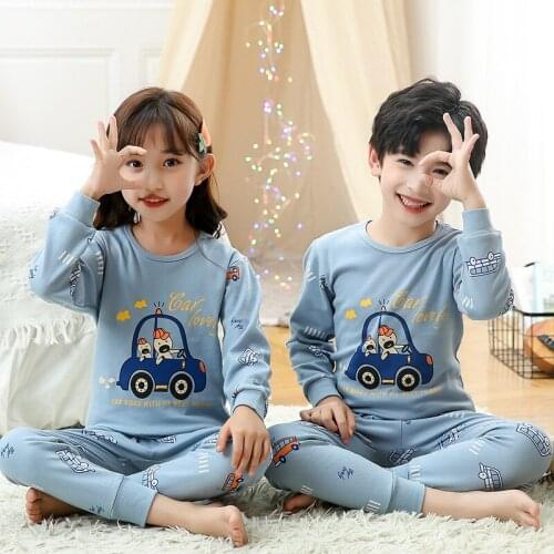 Kids Boys Bear Pajamas Sets Toddler Pyjamas Children Clothes Christmas Sleepwear Child Cotton Pijamas Baby Girls Homewear 2-12y