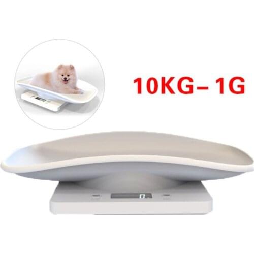 Plastic Electronic Digital Baby Pet Scale Lcd Display Measure Tool 1G-10Kg