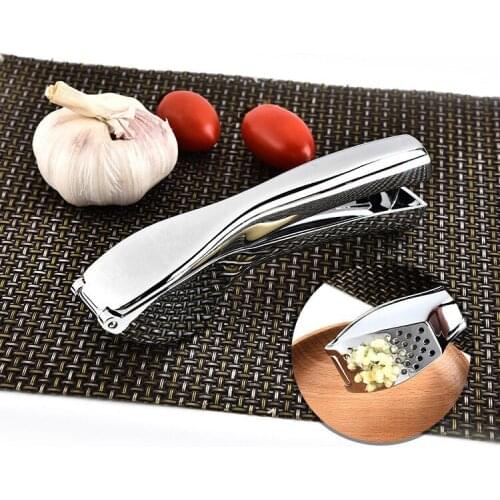 Manual Punch Creative Zinc Alloy Garlic Press Garlic Twist Garlic Multifunctional Kitchen Gadget