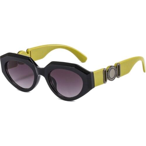 Small Cat Eye Sunglasses Women Fashion 2021 New Vintage Shades Men Brand Designer Luxury Sun Glasses UV400 Eyewear Oculos