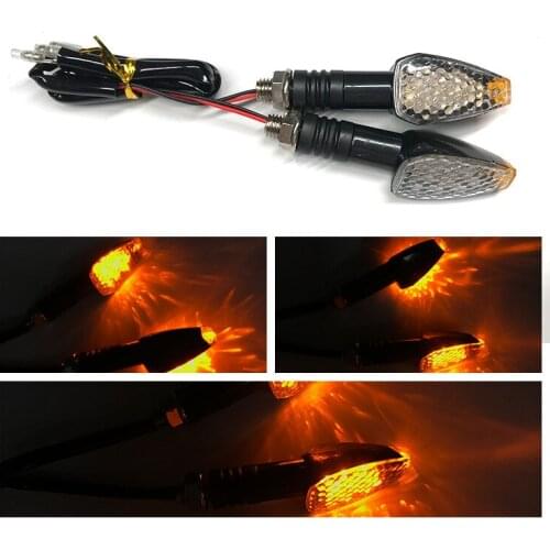 2pcs LED Motorcycle Turn Signals Light 12V Tail Flasher Flowing Water Blinker IP68 Bendable Motorcycle Flashing Lights
