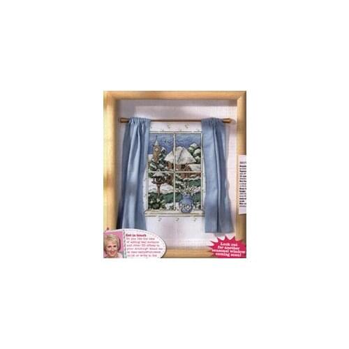 MT Cross182-2 [snow view] precise printing with accessories cross stitch set scenery