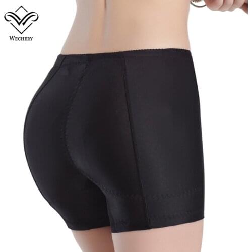 Wechery Control Pads Butt Lifter Seamless Slimming Shapewear Underwear Control Panties Lifting Body Shapers Butt Enhancer Hip Up