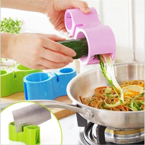 1pc Practical Multifunction Vegetable Slicers Premium Noodle Cutter Zucchini Pasta Spaghetti Maker Double Grater Knife Sharpener