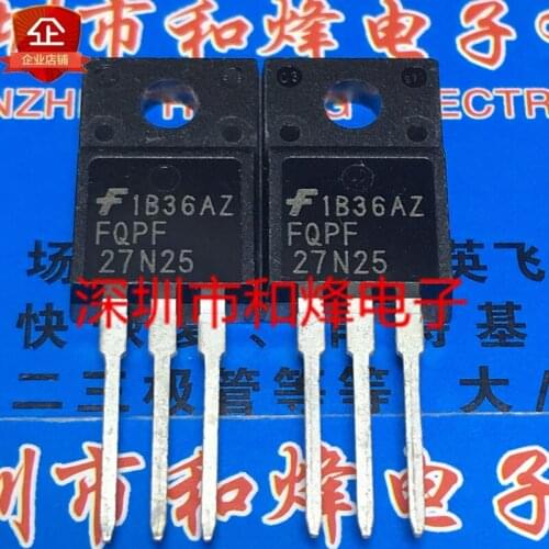 100% New&original FQPF27N25 TO-220F 250V 14A