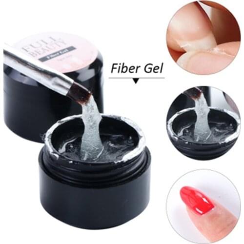 12 Ml Fiber Repair Uv Nail Gel Fiberglass Silk Soak Off Gel Nail Polish For Acrylic Extension Building Prolong Protected