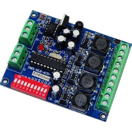 4 DMX constant current independent decoder multi-channel DMX512 controller Shenzhen RGB controller spot