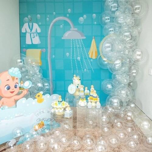 5/10/12/18/36inch Clear Latex Balloons Transparent Balloons Wedding Party Baby Shower Decoration Inflatable Air Balls