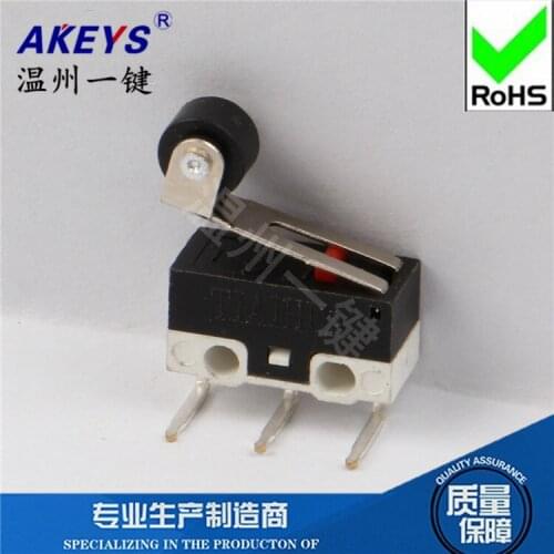 5 Pcs MS-011 three-legged bent foot micro Shuangfeiyan Microsoft Logitech rectangular pressure handle Reverse direction Pulley