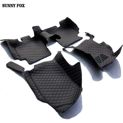 Car floor mats Case for Land Rover Discovery 3/4 freelander 2 Sport Range Rover Evoque 5D car styling carpet liners