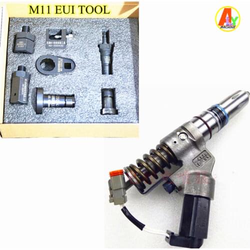 For Cummins M11 EUI Injector Repair Disassemble Solenoid Valve Dynamic Travel Measuring Tool Set