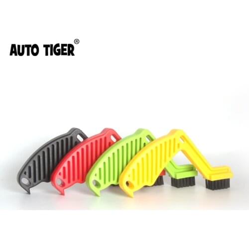 AUTO TIGER Polishing Pad Cleaning Brush Foam Pad Washing Brush Car Detailing Brush Sponge Pad Cleaning Tools