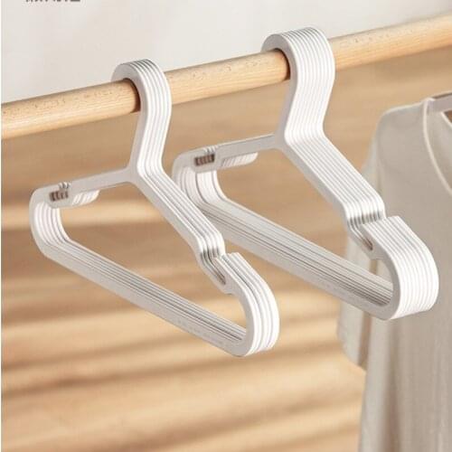 China plastic seamless clothes hanger bold and thick strong drying rack home use supporter for adult