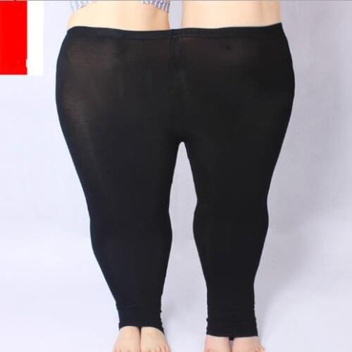 Fashion Women Pants 2021 2021 Plus Size 5XL Skinny Slim Elastic Waist Pencil Pants High Strenchy Modal Capris For Womens M838