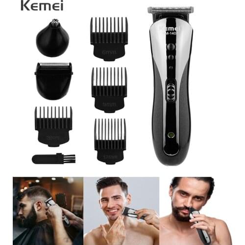 Kemei 3 In 1 Mens Hair Clipper Clipper Hair Machine Beard And Hair Trimmer Shave Hair Style Tool 600mAh Lithium Battery Razor