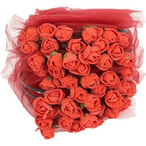 Henna Materialcim Henna Night Bridesmaid Crown Henna Crown Red 10Piece Henna Supplies Bridesmaid Crown Rose Crown Hair Accessory