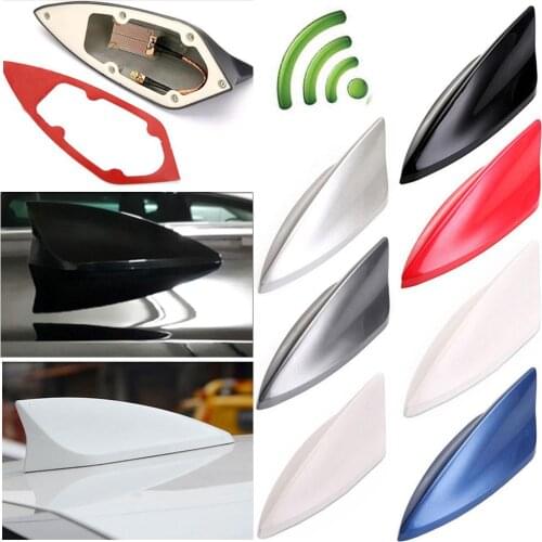 Upgraded Signal Universal Car Shark Fin Antenna Auto Roof FM/AM Radio Aerial Replacement