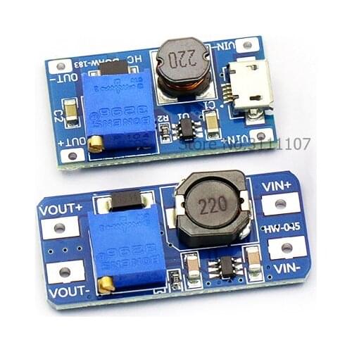 MT3608 DC-DC Step Up Converter Booster Power Supply Module Boost Step-up Board MAX output 28V 2A for arduino diy kit