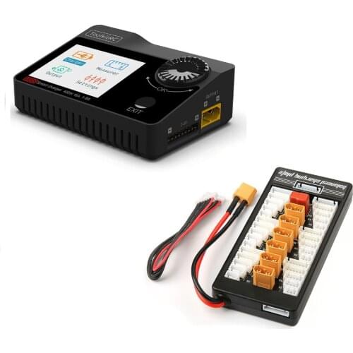 ToolkitRc M8s 400w 18A XT60 balanced charger Compact DC Charger & Measurement Device For 1-8S Lipo LiHV Life Lion NiMh Pb