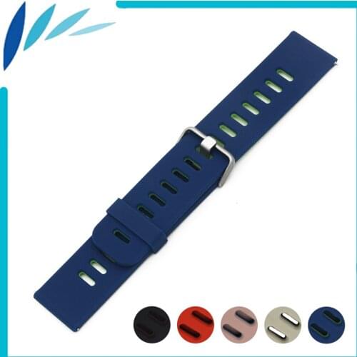 Silicone Rubber Watch Band 22mm for Breitling Watchband Strap Wrist Loop Belt Bracelet Black Blue Red + Tool + Spring Bar