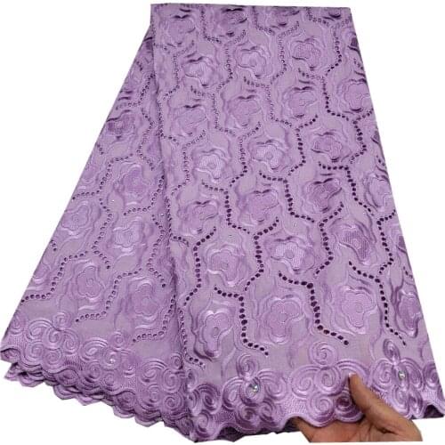 SJ Lace Latest African Laces 2021 High Quality Embroidery Mesh Swiss Voile Lace Dubai Cotton Swiss Lace Fabric For Party h3-20