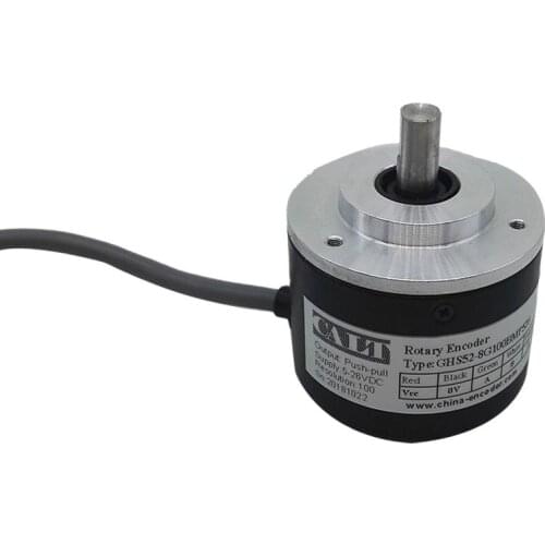 High Quality 52mm Solid Shaft Type Rotary Encoder 5v Line Driver Output Cheap Incremental Encoder 100 1000 1200 3600 PPR GHS52