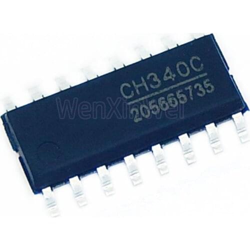 5PCS CH340C SOP16 USB To Serial Port Chip 100% NEW
