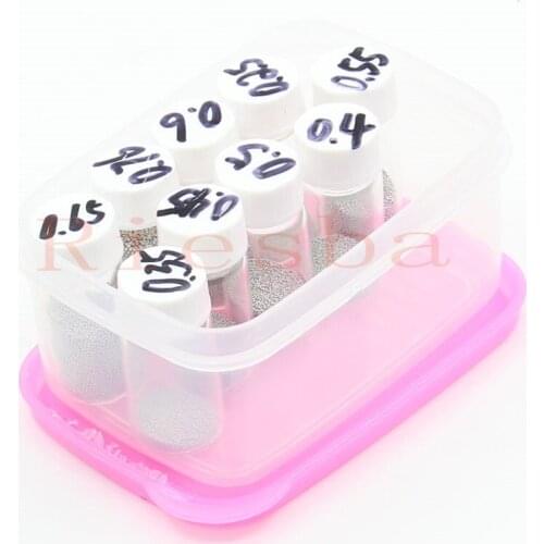 9pcs 25K BGA Leaded Solder Ball element box For Reballing Rework (0.3 0.35 0.4 0.45 0.5 0.55 0.6 0.65 0.76mm)