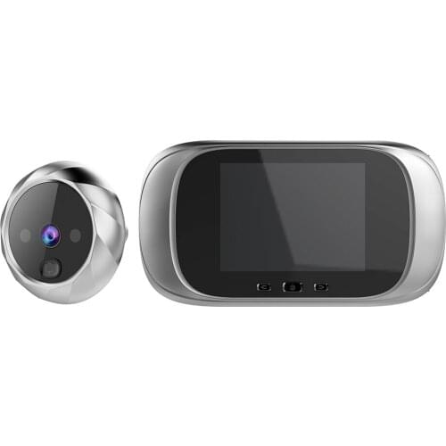 2.8 inch LCD Color Screen Digital Doorbell 90 Degree Door Eye Doorbell Electronic Peephole Door Camera Viewer Outdoor Door Bell