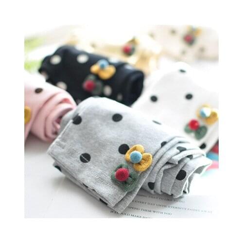 Baby Girls Leggings 2021 Spring and Summer Childrens Casual Thin Pants Korean Baby Girl Pmpoms Princess Leggings 2-12 Years