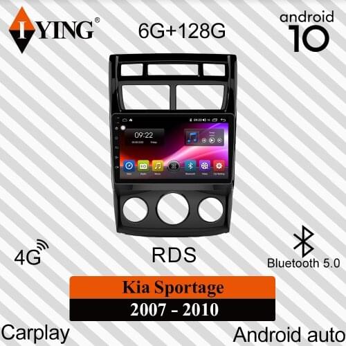 IYING Wireless Apple Carplay For Kia Sportage 2007 - 2010 Car Radio Multimedia Video Player Navigation GPS Android10 No 2din dvd