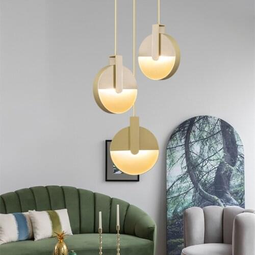 Classical metal pendant light Designer circle pendant light Modern Restaurant living Room Decoration Bedroom suspended luminaire