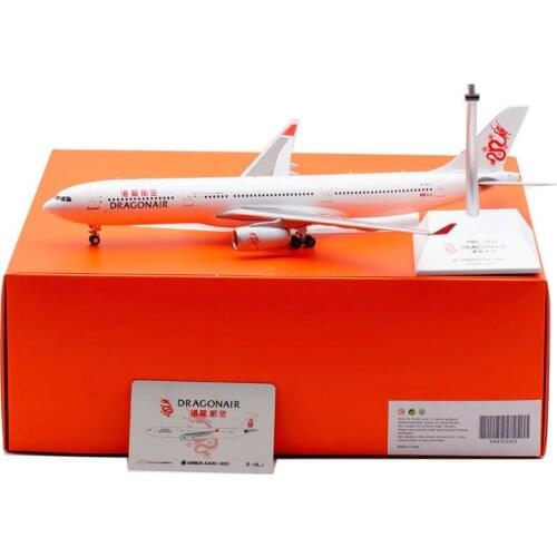 Diecast 1:200 Scale A330-300 B-HLJ Dragonair Airlines Airplane Model Toys Aircraft Metal Alloy Plane Gifts Collection Souvenir