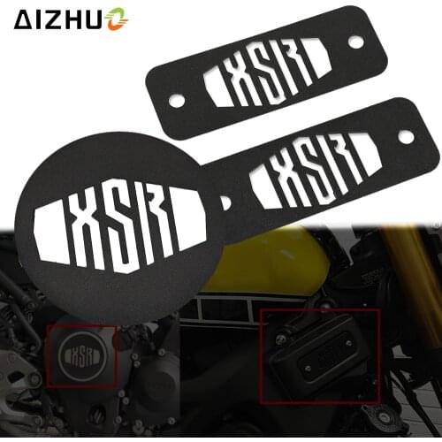 Motorcycle Stainless Steel Fuse Tops Plates Powder Coated Clutch Cover Top Box FOR YAMAHA XSR XSR900 XSR 900 2016 2017 2018-2021