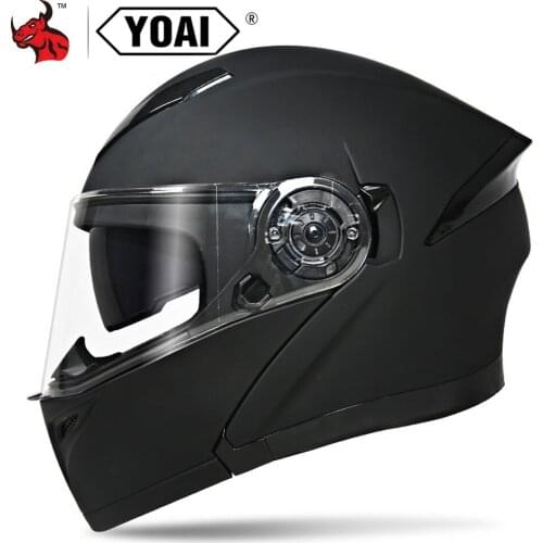 Multifunctional Motorcycle Helmet Flip Up Motorbike Racing Casco Moto Helmet Double Lens Visor With Bluetooth Space 4 Seasons