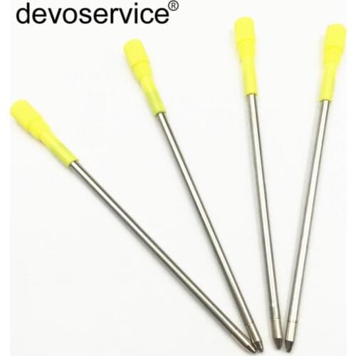 New 20Pcs/Lot Large Diamond Crystal Ballpoint Pen Metal Universal Refill 0.7mm Black Blue Two Kinds Of Ink Replaceable Refills