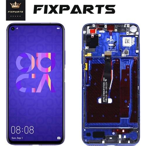 Original Display for Huawei Nova 5T LCD Display Touch Screen Digitizer With Frame for 6.26" Huawei Nova5T LCD YAL-L21 Display