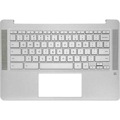 Original NEW Upper Top Case Palmrest With Keyboard For HP Chromebook 14A-NA TPN-Q234 Upper Top Case With Keyboard US/Japanese
