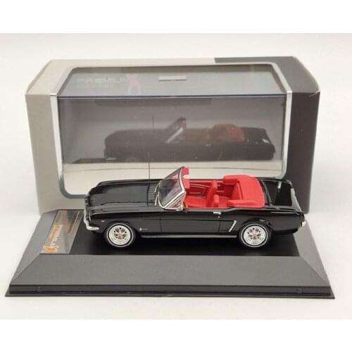 Premium X 1:43 For FORD MUSTANG Convertible 1965 PRD251 Black Diecast Models Auto Cars Collection