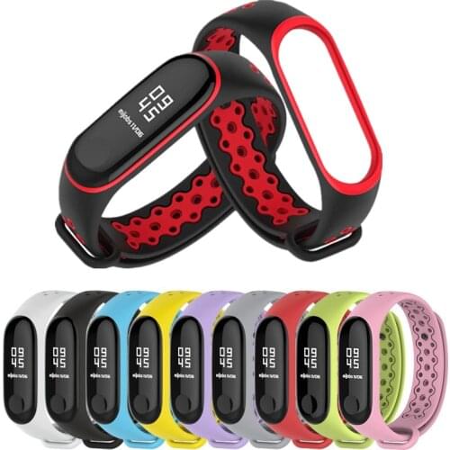 Strap for Mi Band 4 5 Bracelet Wrist Strap for Mi band 3 4 5 Bracelet Silicone Strap for Mi Band4 3 Watchband mi band 5 Pulseira