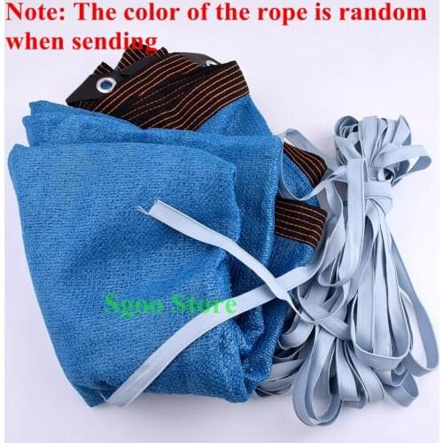 Blue Anti-UV HDPE Sunshade Net Outdoor Awning Garden Swimming Pool Shade Net Succulent Plant Cover Shelter Shading Net